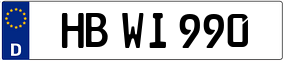 Truck License Plate